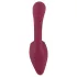 Javida - vibrador com língua 2 em 1 - silicone vermelho