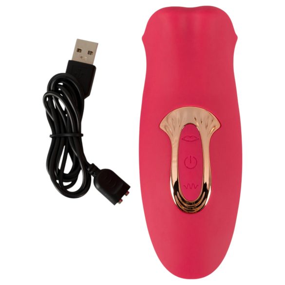 You2Toys - vibrador clitóris língua - silicone rosa