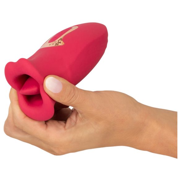 You2Toys - vibrador clitóris língua - silicone rosa