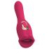 You2Toys - vibrador 2 em 1 com língua - silicone rosa