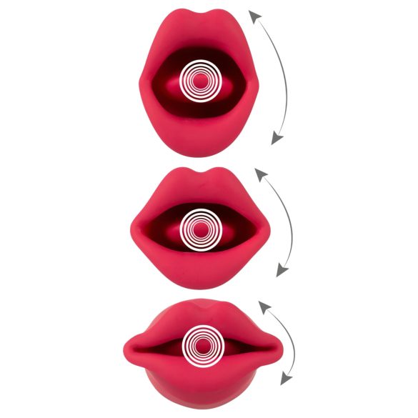You2Toys - vibrador 2 em 1 com língua - silicone rosa