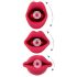 You2Toys - vibrador 2 em 1 com língua - silicone rosa