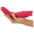 You2Toys - vibrador 2 em 1 com língua - silicone rosa