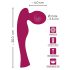 SMILE Special Wand - massageador vibrador recarregável - silicone rosa