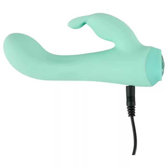 Cuties - vibrador estimulador coelho recarregável à prova d'água verde