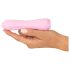 Cuties - vibrador recarregável à prova d'água - mini - silicone rosa