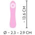 Cuties - vibrador recarregável à prova d'água - mini - silicone rosa