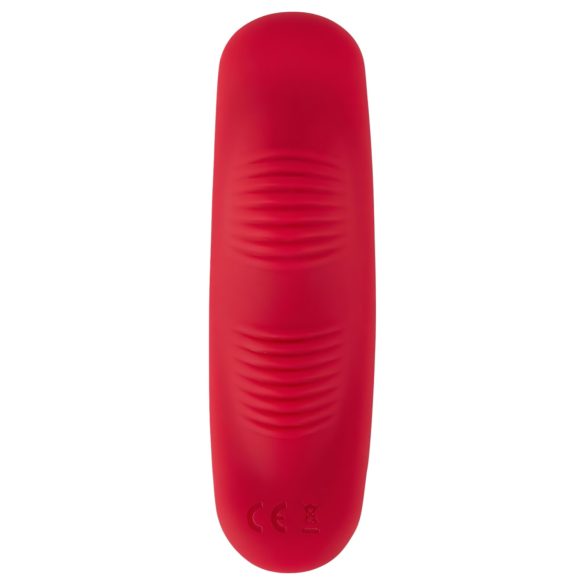 Smile - vibrador discreto para calcinha com controle remoto - vermelho