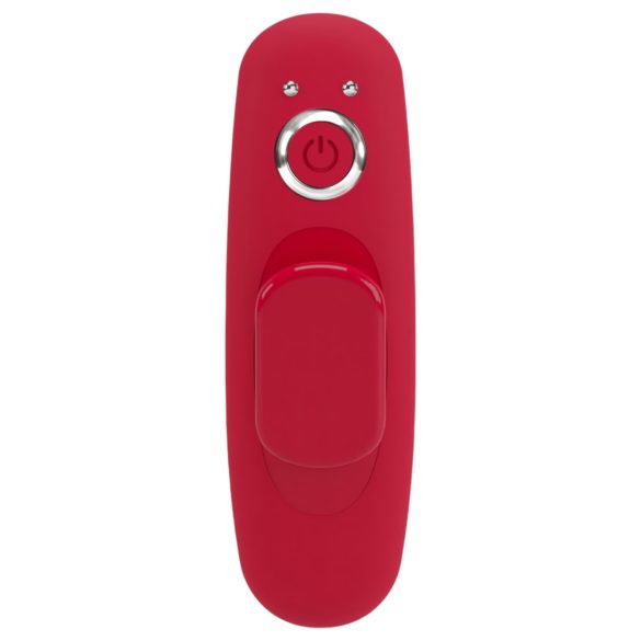 Smile - vibrador discreto para calcinha com controle remoto - vermelho
