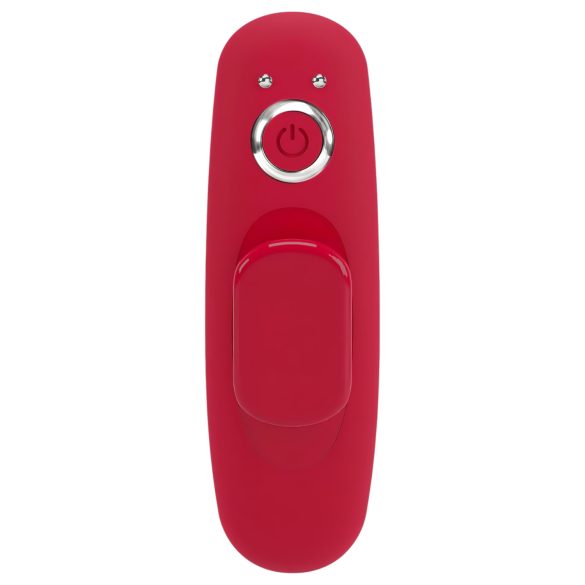 Smile - vibrador discreto para calcinha com controle remoto - vermelho