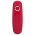 Smile - vibrador discreto para calcinha com controle remoto - vermelho