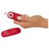 Smile - vibrador discreto para calcinha com controle remoto - vermelho