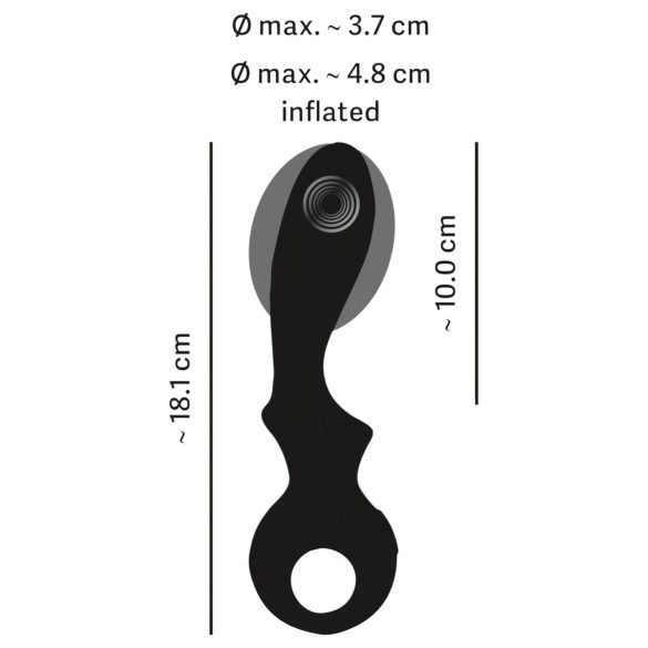 Eternal - Vibrador G-Spot inflável (preto)