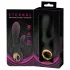 Eternal - vibrador com estimulador de clitóris inflável - silicone preto