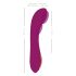 Javida - Vibrador inflável dois pontos - silicone lilás