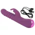 Javida - vibrador com estimulador de clitóris e movimento de vai e vem - roxo