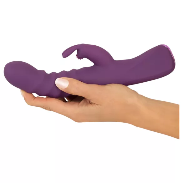 Javida - vibrador com estimulador de clitóris e movimento de vai e vem - roxo