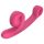 Snail Vibe Curve - vibrador clitóris e ponto G 2 em 1 - silicone rosa