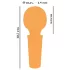 You2Toys - vibrador massageador recarregável mini wand - amarelo