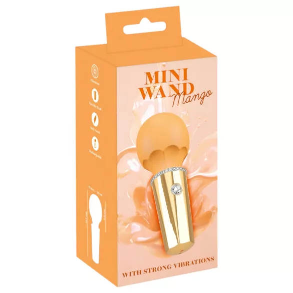 You2Toys - vibrador massageador recarregável mini wand - amarelo