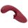 Javida - vibrador 3 em 1 com língua estimuladora - silicone vermelho