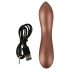 Smile - vibrador ponto G flexível mini - bronze