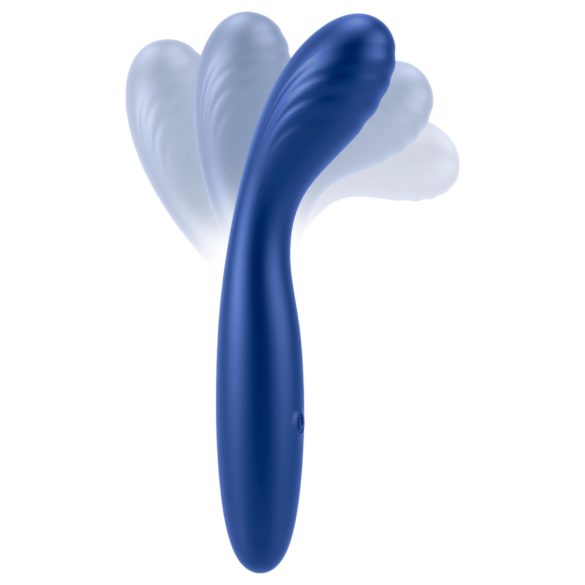 Smile - vibrador flexível ponto G - silicone azul