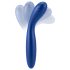 Smile - vibrador flexível ponto G - silicone azul