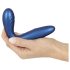 Smile - vibrador flexível ponto G - silicone azul