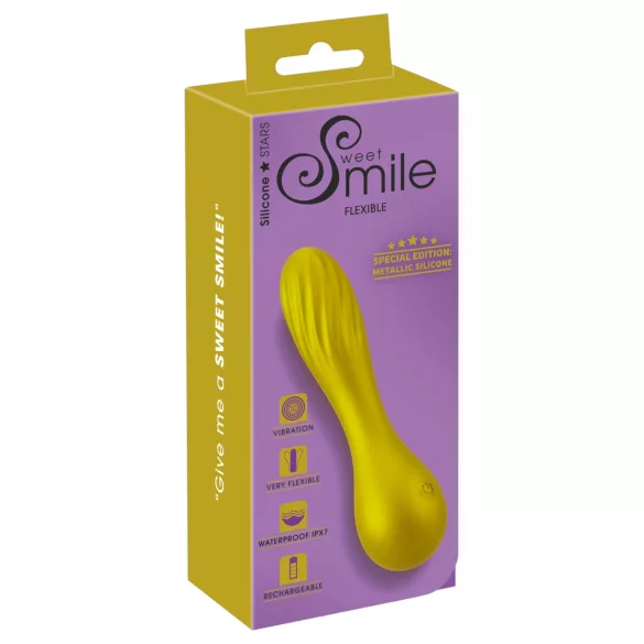 Sweet Smile - Vibrador mini Metallic Vibe (amarelo)