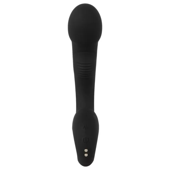 Black Velvets - vibrador ponto G e ponto P - silicone preto