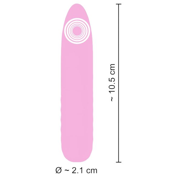 Cuties - mini vibrador clitóris - silicone rosa