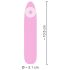 Cuties - mini vibrador clitóris - silicone rosa