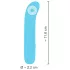 Cuties - vibrador ponto G mini - silicone turquesa