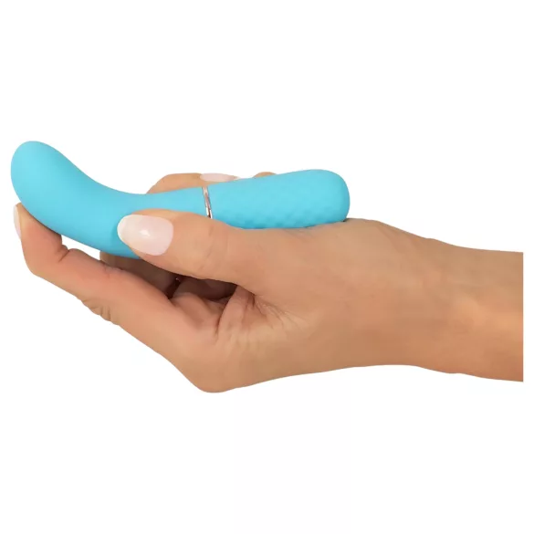 Cuties - vibrador ponto G mini - silicone turquesa