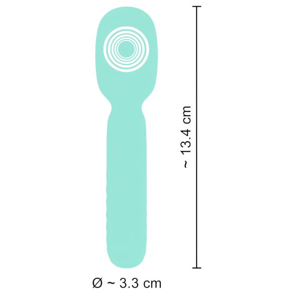 Cuties - vibrador mini massageador clitóris recarregável silicone verde