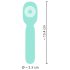 Cuties - vibrador mini massageador clitóris recarregável silicone verde