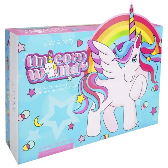 le Wand Unicorn - vibrador massageador recarregável - edição arco-íris