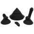 The Cowgirl Cone - máquina de sexo premium controlada por app, com 2 acessórios intercambiáveis, 20 modos de vibração (preto)