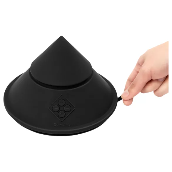 The Cowgirl Cone - máquina de sexo premium controlada por app, com 2 acessórios intercambiáveis, 20 modos de vibração (preto)