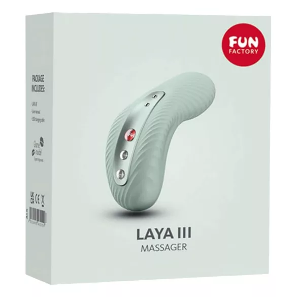 Fun Factory Laya III - vibrador de clitóris à prova d’água (verde)