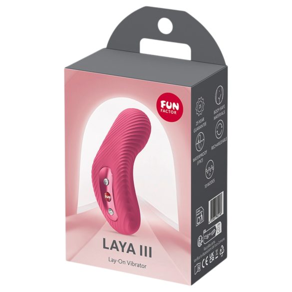 Fun Factory Laya III - vibrador de clitóris à prova d’água (rosa)