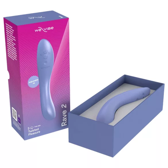 We-Vibe Rave 2 - vibrador ponto G recarregável bluetooth - azul