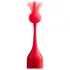ROMP - vibrador clitóris mini - silicone vermelho
