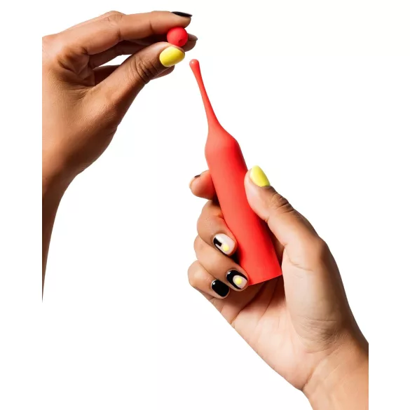 ROMP - vibrador clitóris mini - silicone vermelho