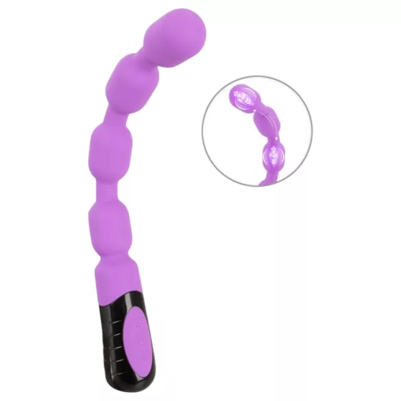 You2Toys - vibrador ponto G e próstata com esferas - silicone roxo
