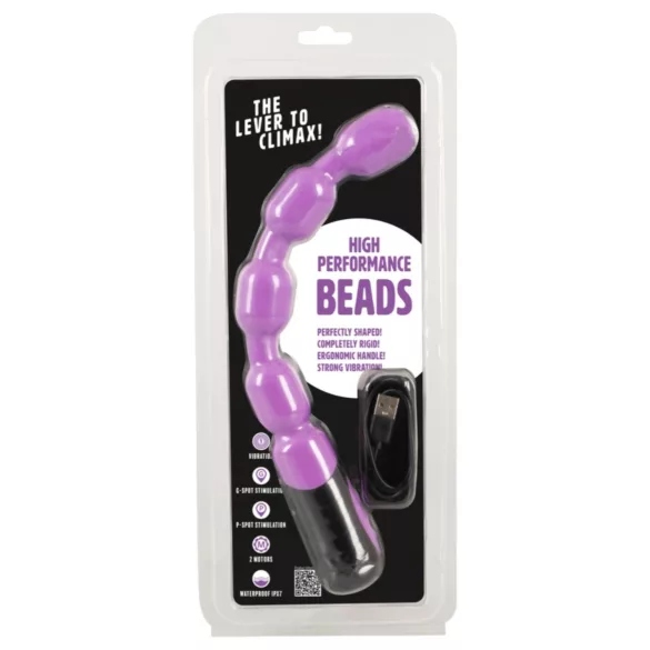 You2Toys - vibrador ponto G e próstata com esferas - silicone roxo