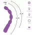 You2Toys - vibrador ponto G e próstata com esferas - silicone roxo