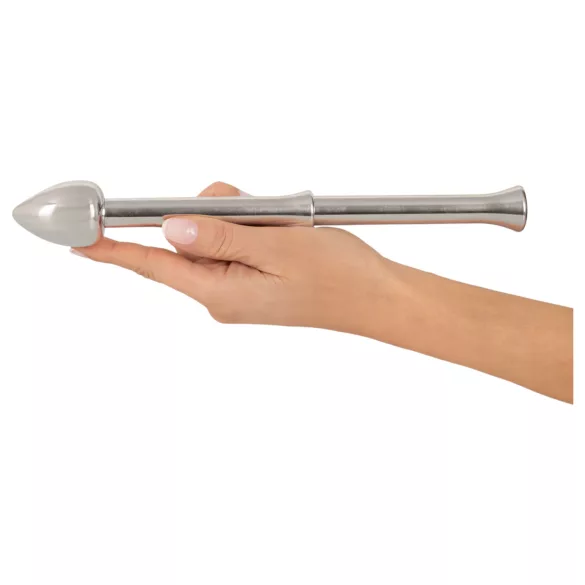 Rebel - vibrador de próstata de metal (prata)