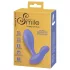 Smile - plug anal vibratório - silicone azul